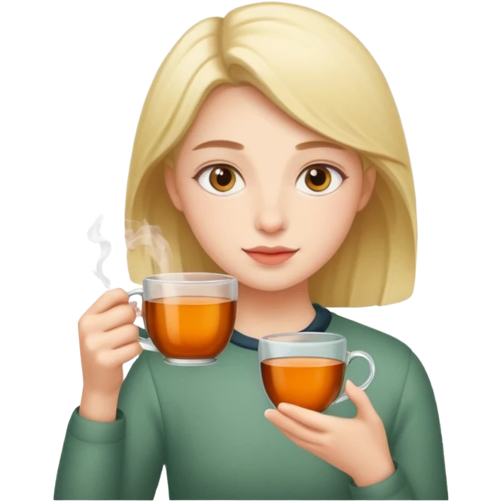 Me drinking tea emoji