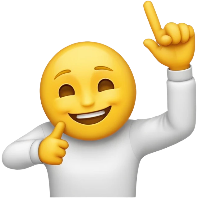 an emoji head dabbing  emoji