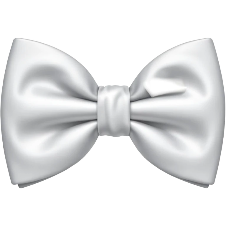 White bow tie like iPhone Emoji bow tie emoji