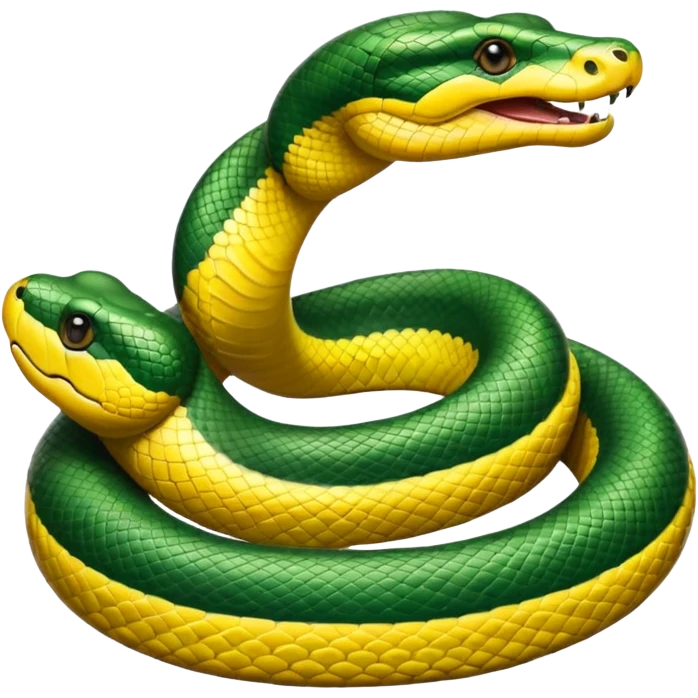 Yellow Anaconda emoji