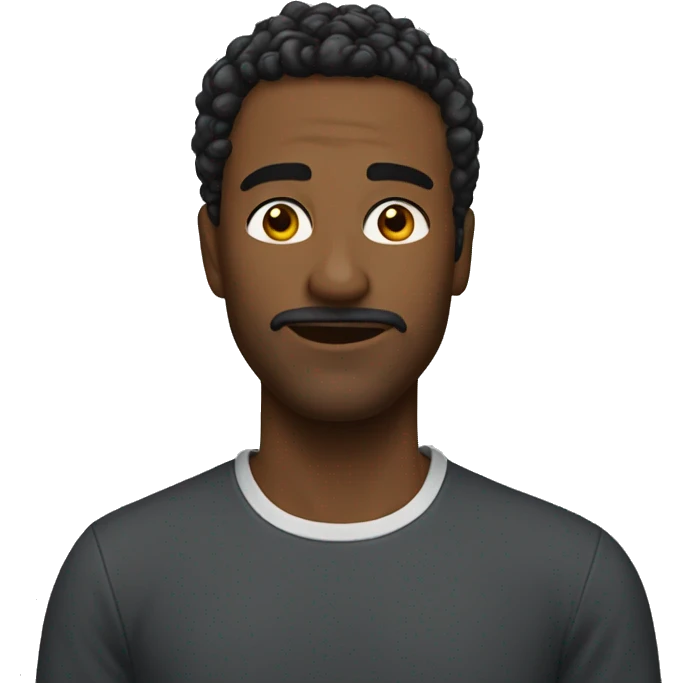 Черный лабрадор emoji