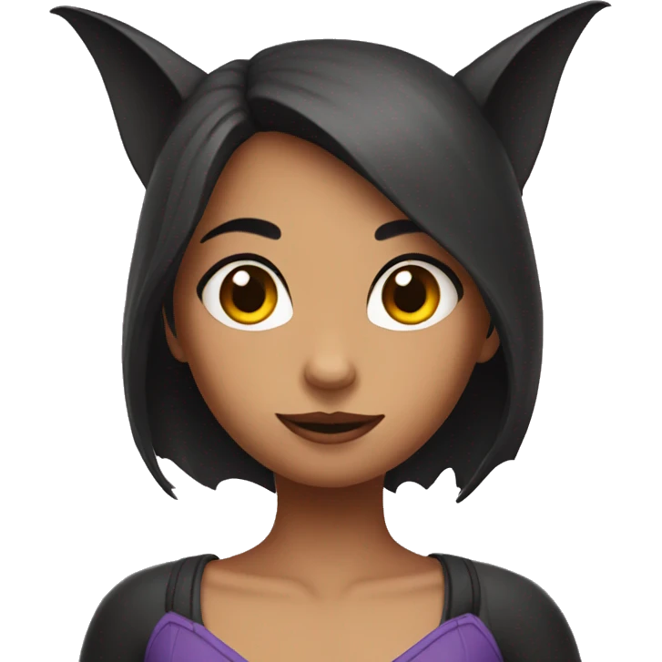 bat girl emoji