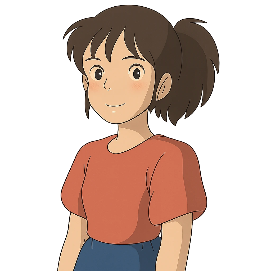 ghibli style anime character emoji