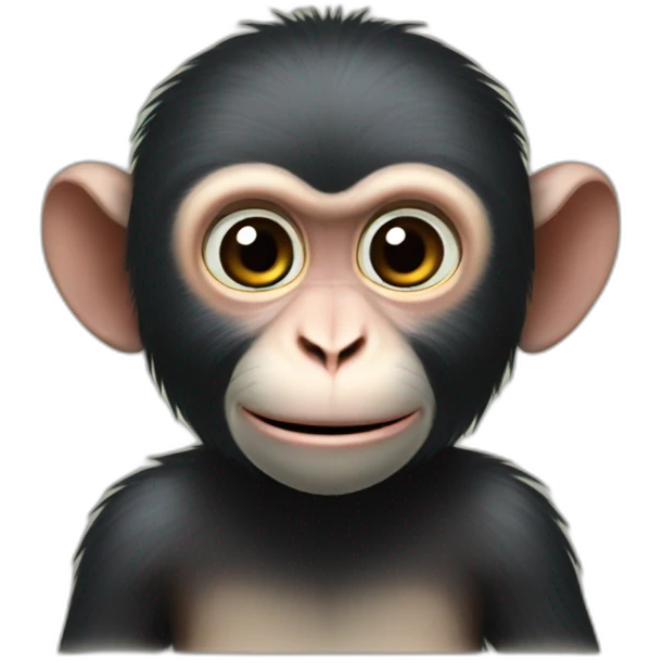 sumatran ratmonkey with teath emoji