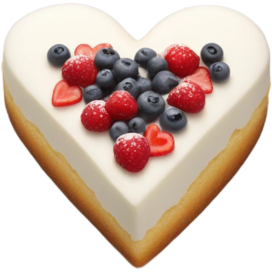 Vanilla heart emoji