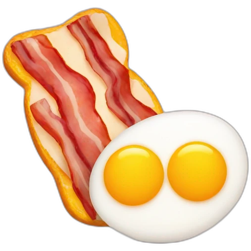 Eggs and bacon emoji