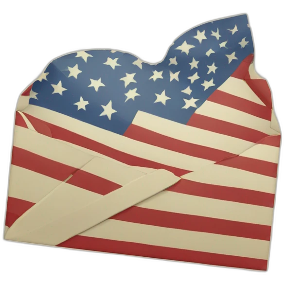 letter with us flag emoji