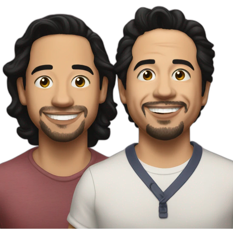 anthony ramos with lin manuel emoji