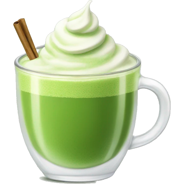 Matcha latte  emoji