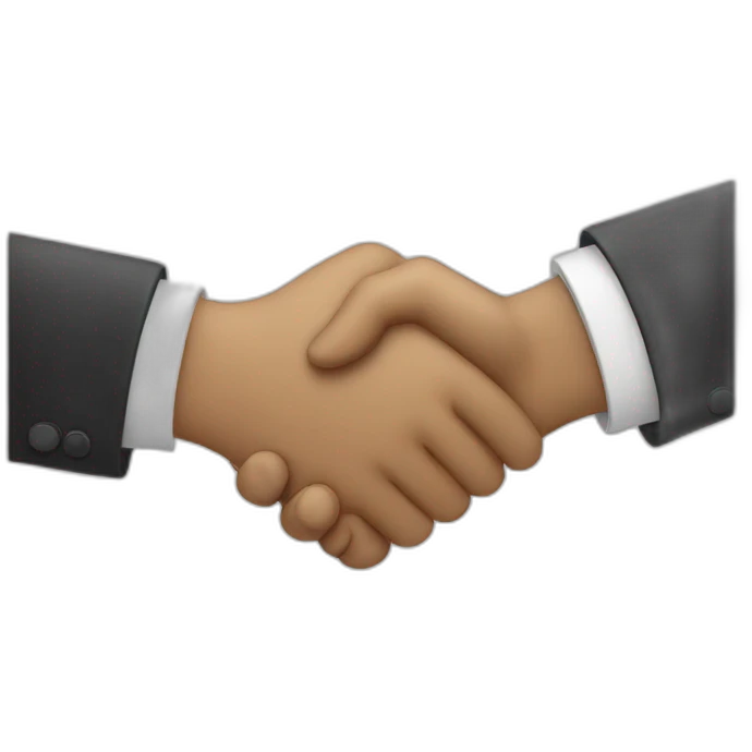 Hand shake emoji