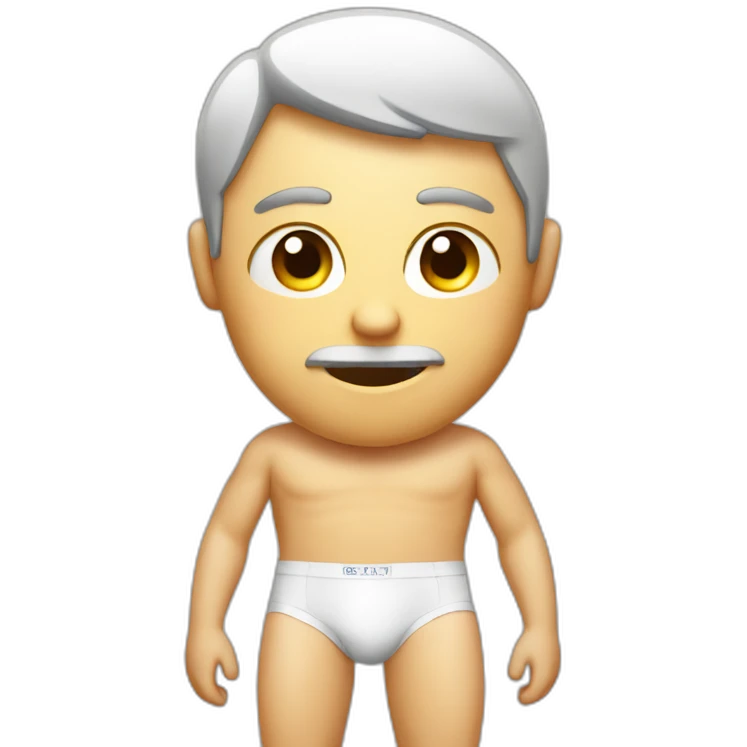 man in underpants emoji