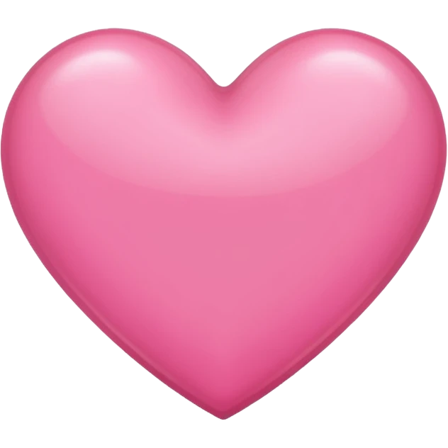 Pink heart  emoji