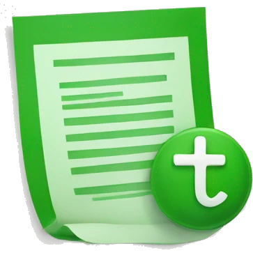 document with green checkmark emoji