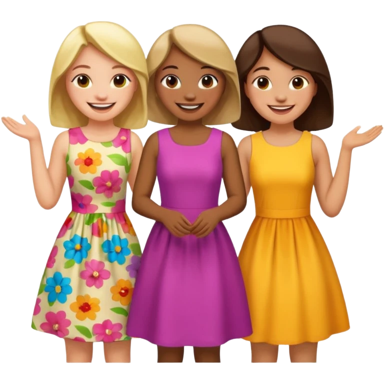 A group of 5 girls emoji