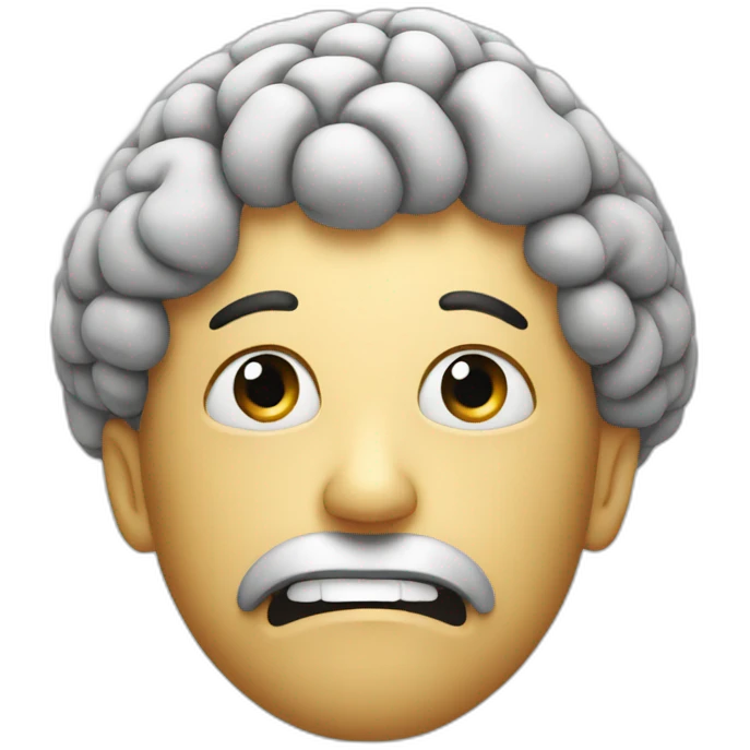 Big brain emoji