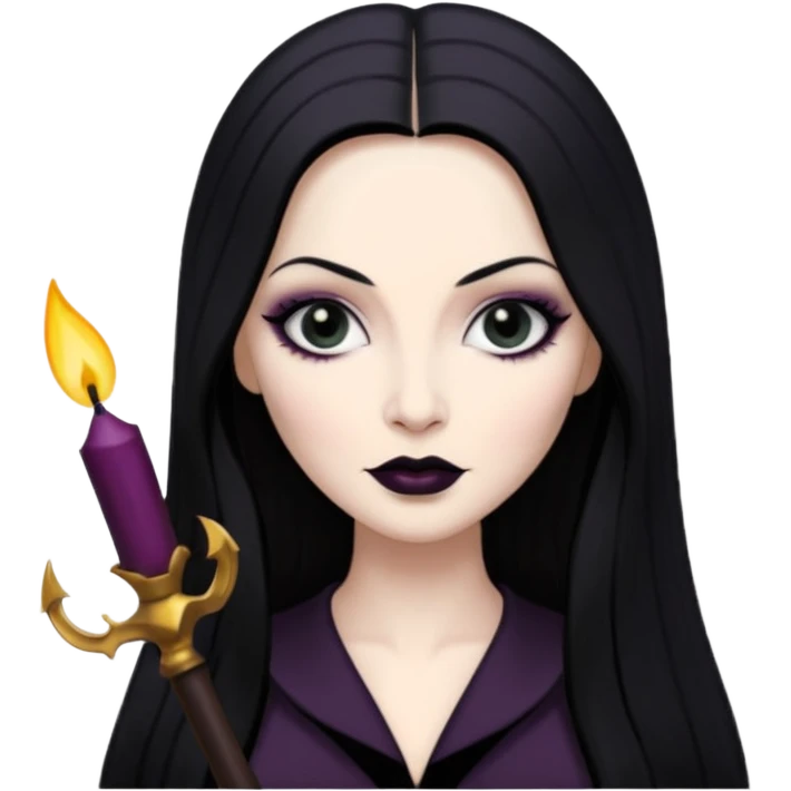 morticia addams emoji