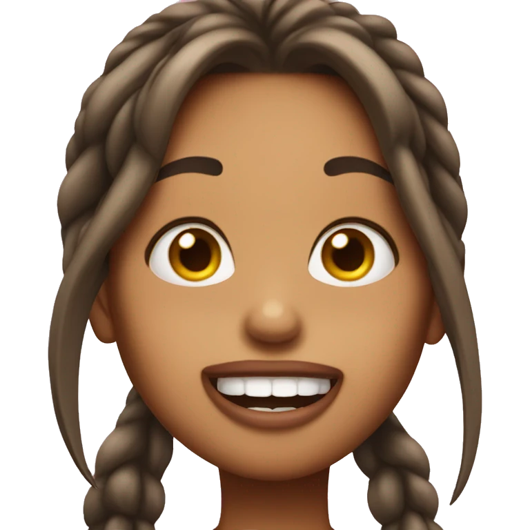 girl tongue out  emoji