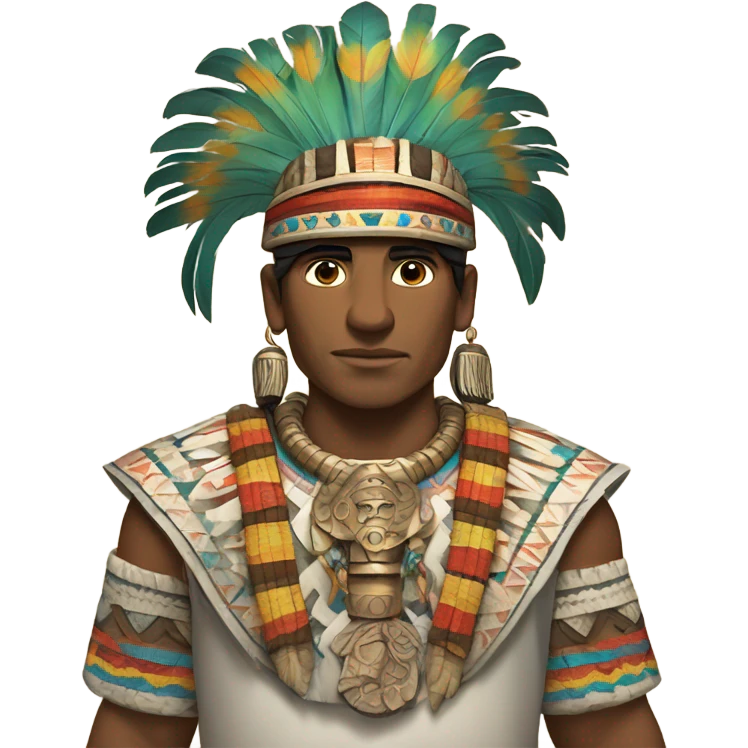 Aztec men full-length emoji