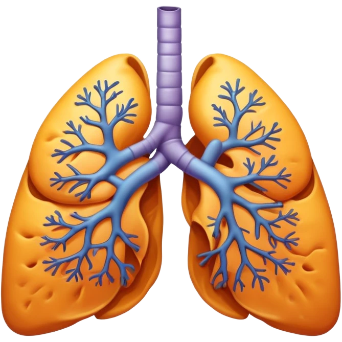 lungs with tuberculosis bacteria emoji