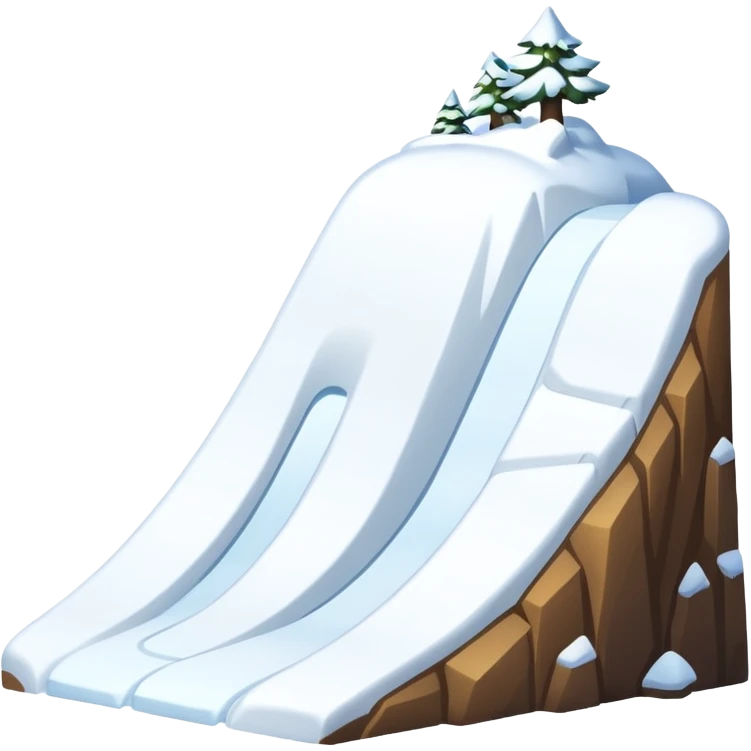 snow slope kicker emoji