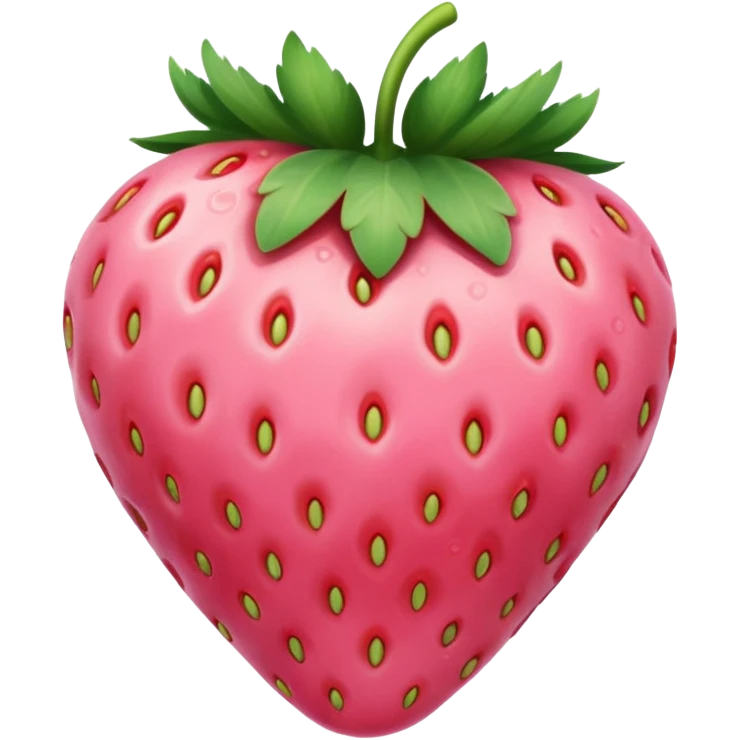 soft pink strawberry  emoji