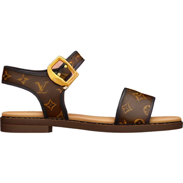 Louis Vuitton sandals  emoji