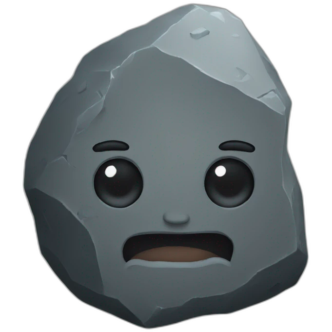 Rock emoji