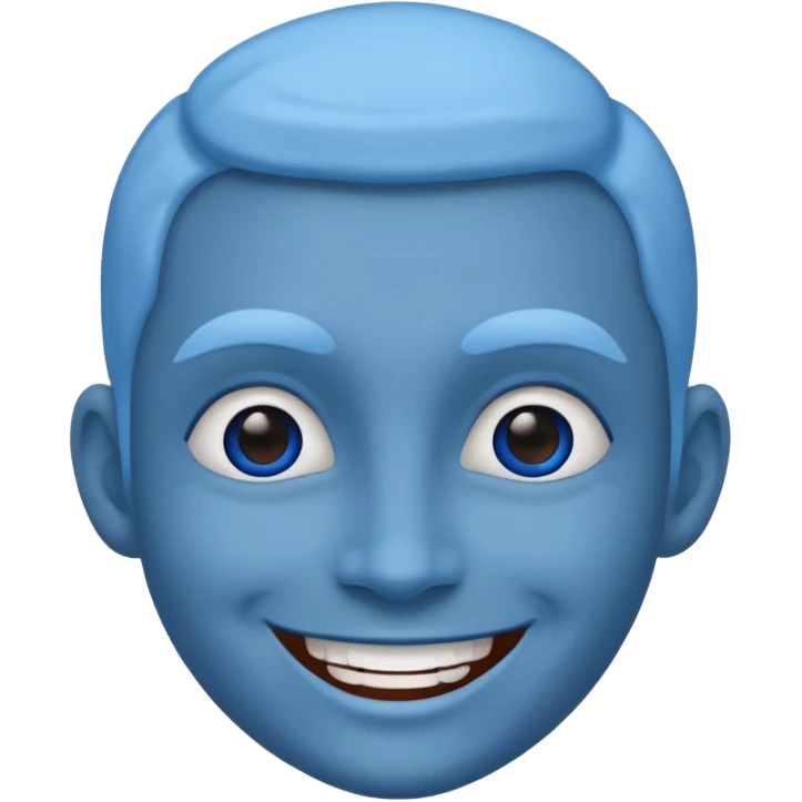 Blue tike emoji