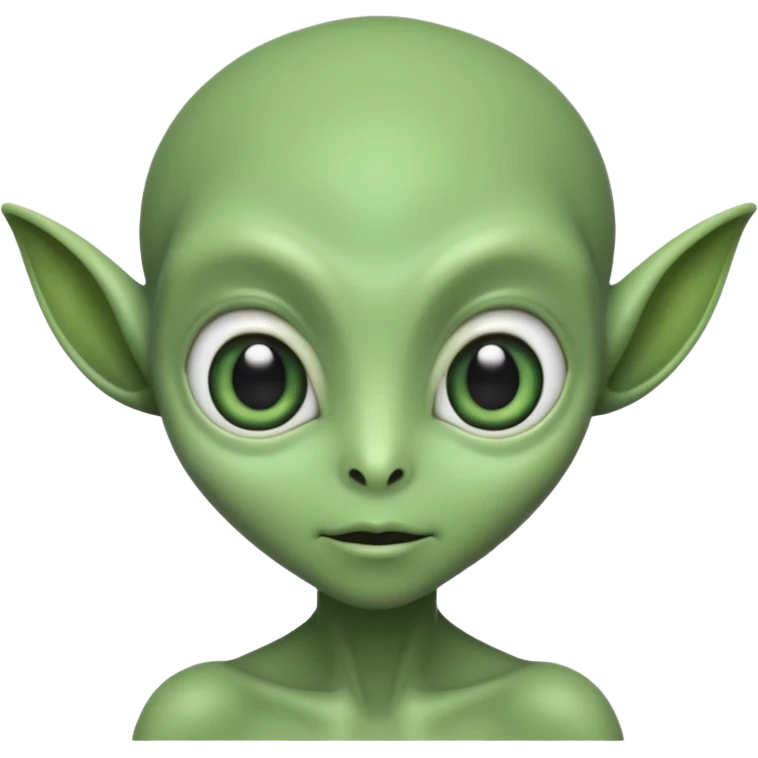 I want you to create an alien just like kaddu from movie koi mil gya emoji