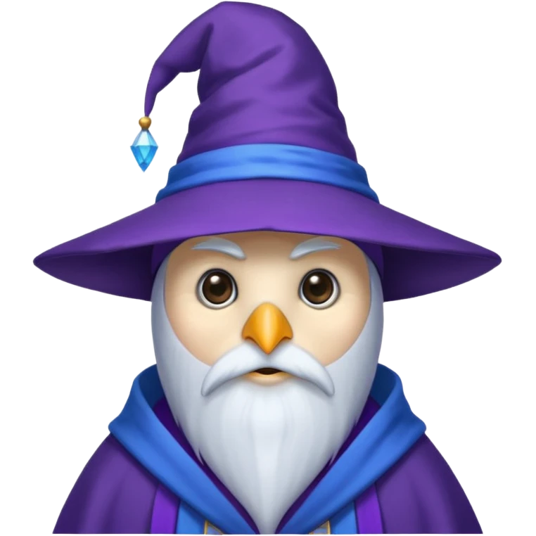 Penguin Wizard emoji