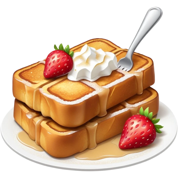 Strawberry French toast sticks emoji