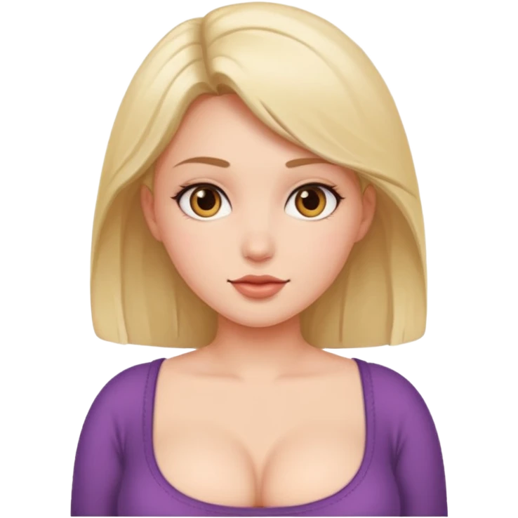 Girl big boobs emoji