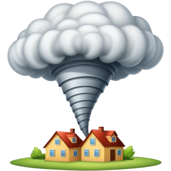 Tornado  emoji