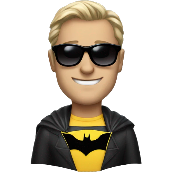 batman with sunglasses emoji