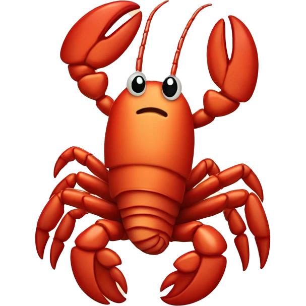 A cute lobster emoji