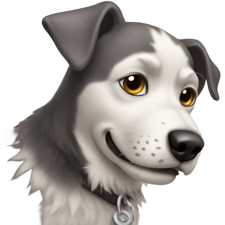 Cold dog emoji