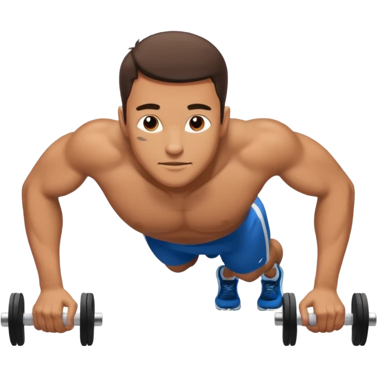 man doing pump emoji