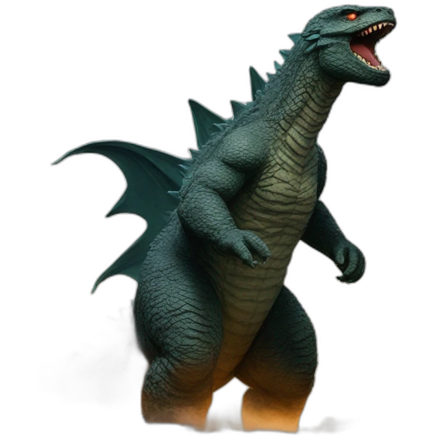 Godzilla qui fait dido emoji