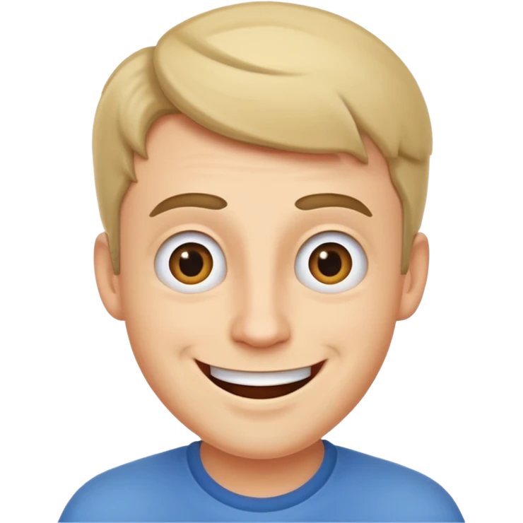 Silly guy emoji