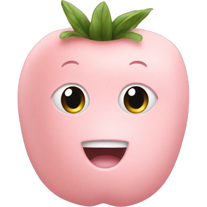  pale pink healthy food emoji