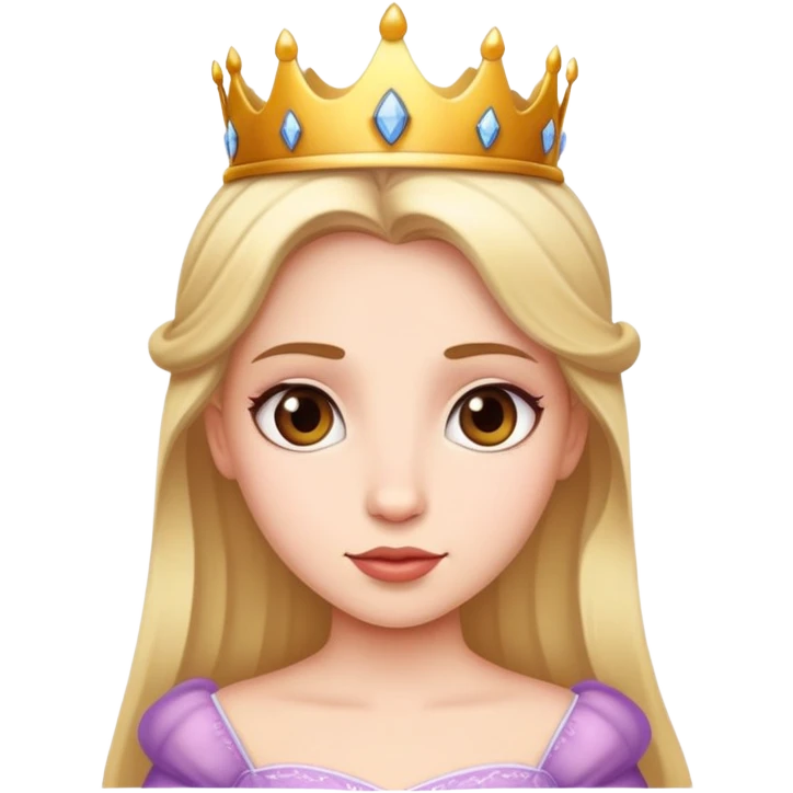 Princess saying wow emoji