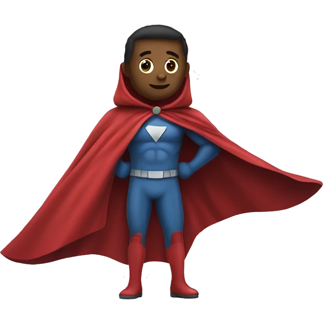 super hero cape emoji