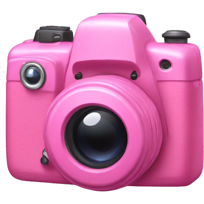 pink camera emoji