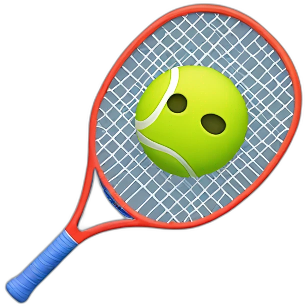 thick padel racket no ball emoji
