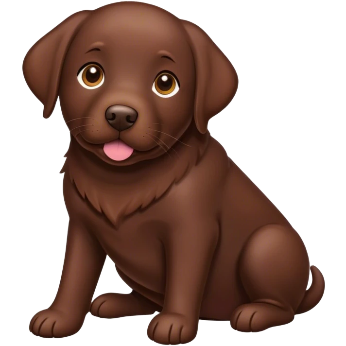 Chocolate Lab emoji