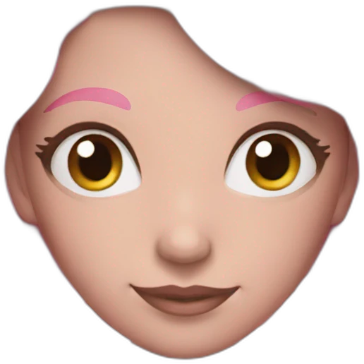 Pink-mermaid emoji