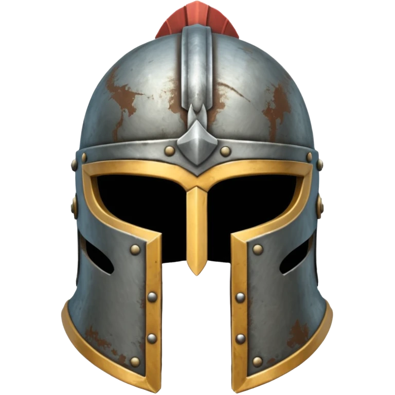gladiator helm, front view emoji