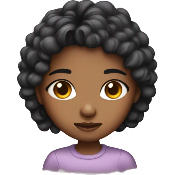 Cute girl with star eyes emoji