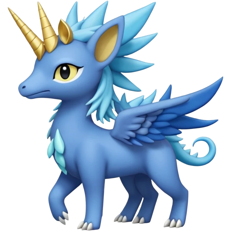 Plagg-Tikki-Spike-Trixie-Celestia-Luna-Fakémon-Pokémon-animal-hybrid-fusion-creature (full body) emoji