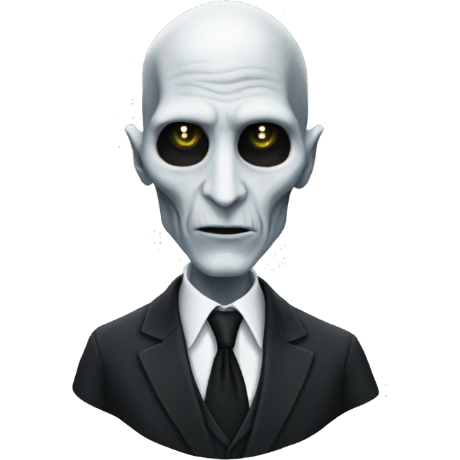 Voldemort in suit emoji